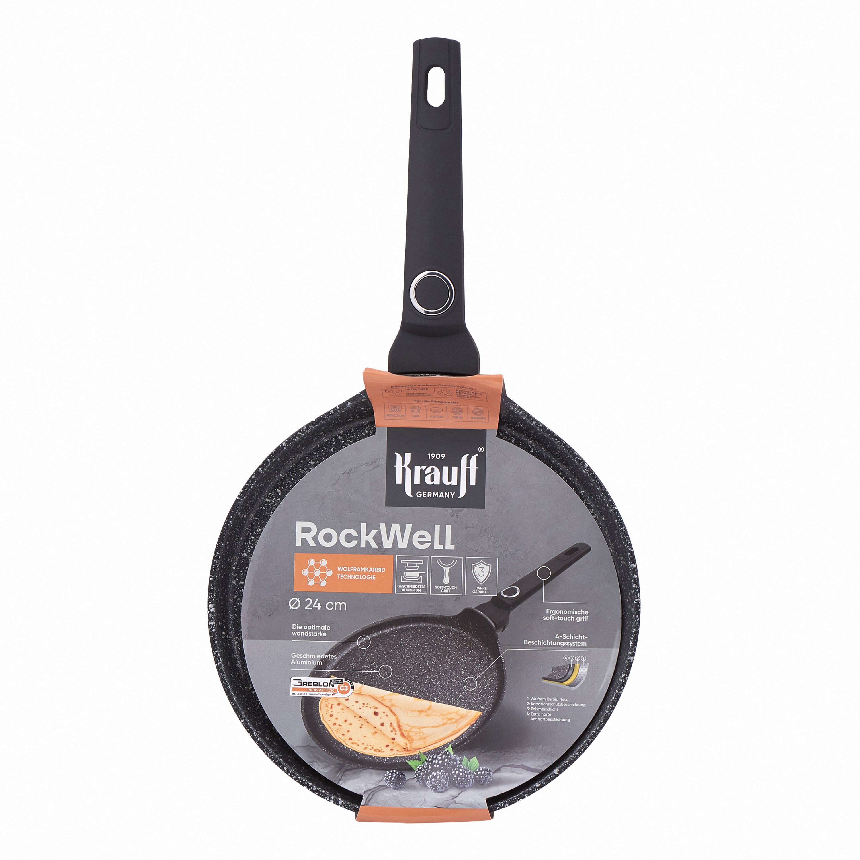 Pfannkuchenpfanne 24 cm Rockwell