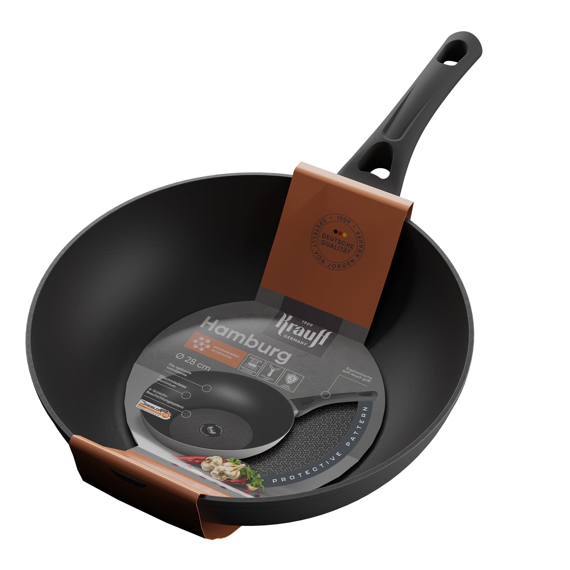 Bratpfanne Universal Wok 28 cm Hamburg