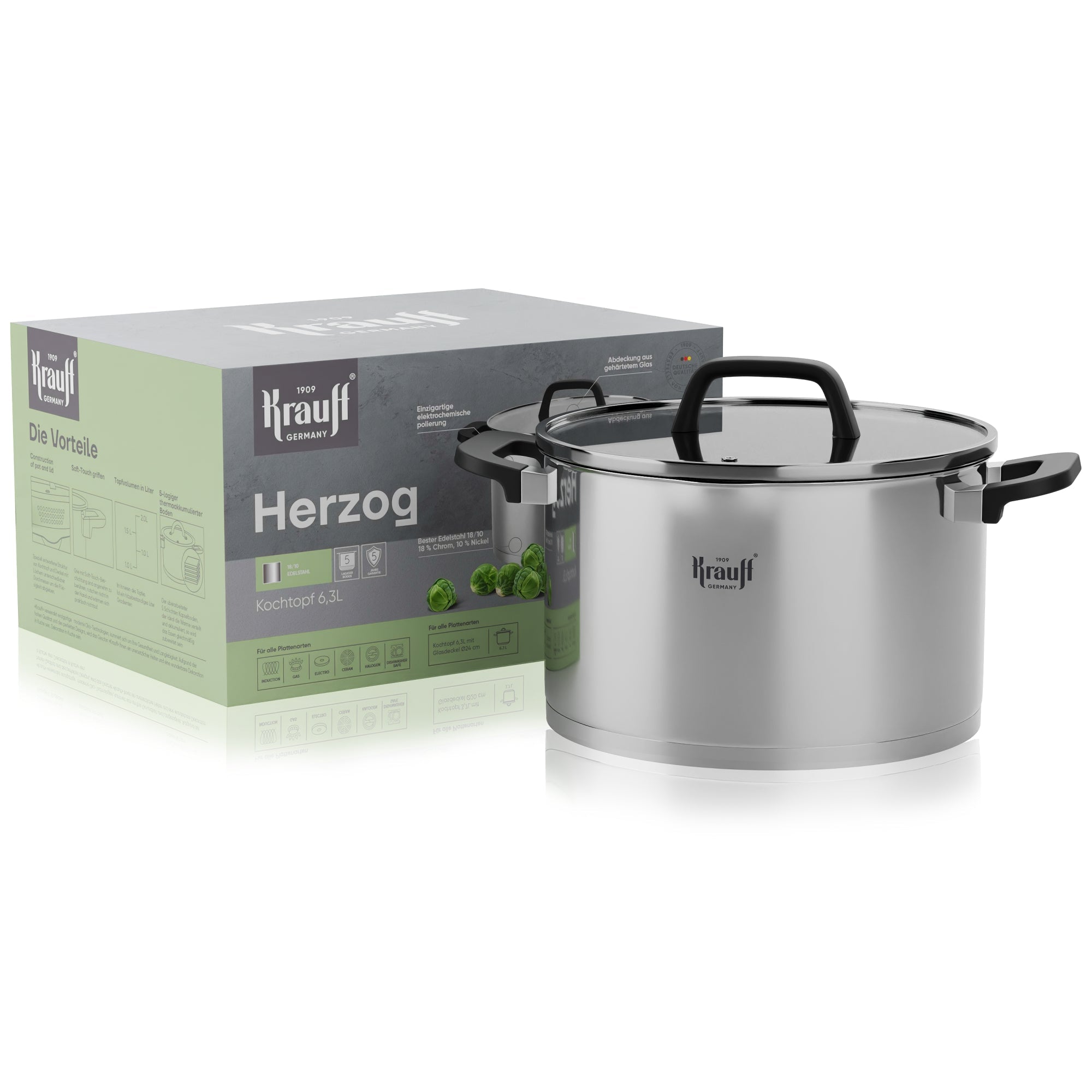 Pfanne 6,3 L Herzog