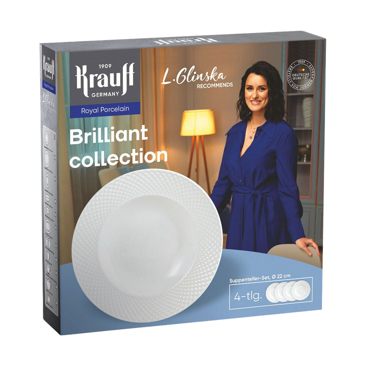 Krauff Suppenteller Set Brilliant Collection 22 cm